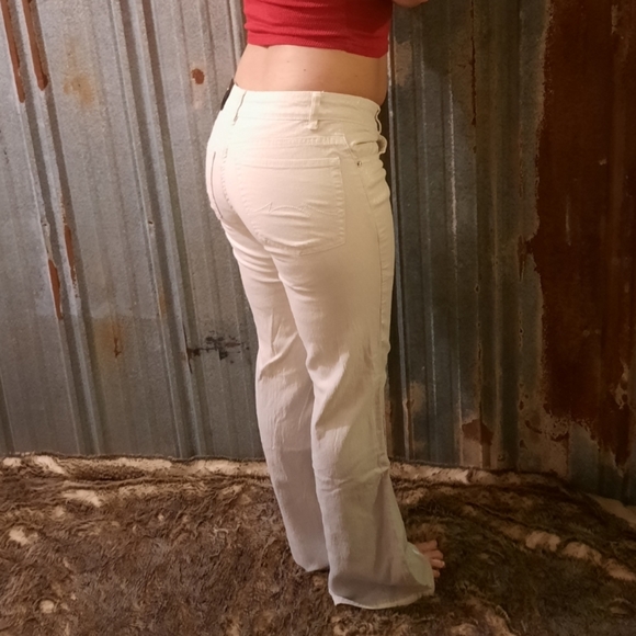 VINTAGE 90's Shimmery Parasuco Jeans - Picture 3 of 11